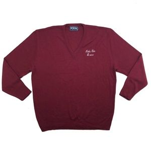 Vintage 80s Lake Erie Screw Embroidered Made in USA McBriar Sweater Size L/M